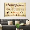 Christian Canvas Wall Art How Sweet The Sound Amazing Grace