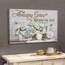 Christian Canvas Wall Art Amazing Grace How Sweet The Sound Butterfly Flowers