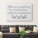 Christian Canvas Wall Art Bless The Family Beside Us