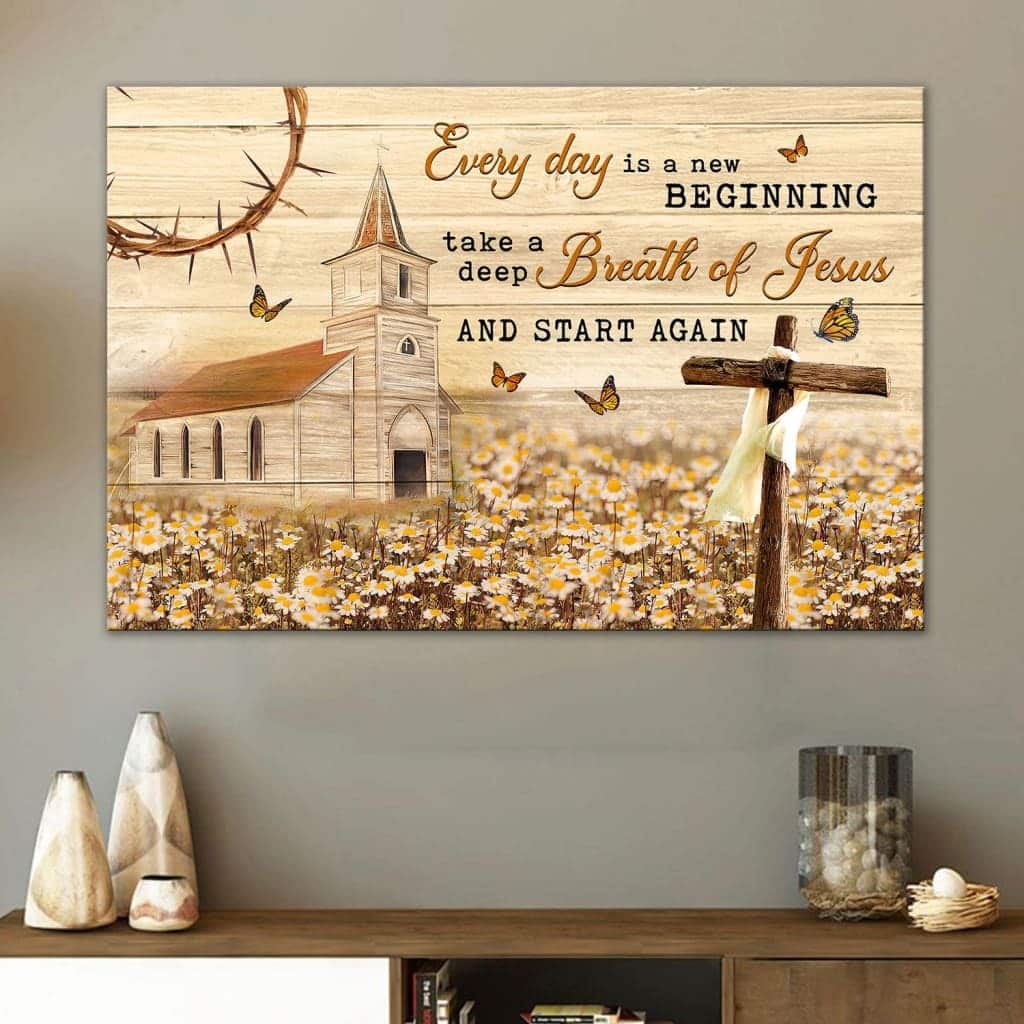 Christian Canvas Wall Art Breath Of Jesus