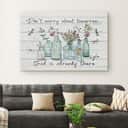 Christian Canvas Wall Art Don't Worry About Tomorrow Christian Canvas Wall Art Don't Worry About Tomorrow