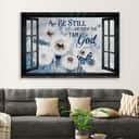 Christian Psalm 46:10 Be Still and Know That I Am God Canvas Wall Art Dandelion Butterfly Christian Psalm 46:10 Be Still and Know That I Am God Canvas Wall Art Dandelion Butterfly