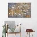 Christian Canvas Wall Art Begin Each Day With A Grateful Heart Dandelions Butterflies Christian Canvas Wall Art Begin Each Day With A Grateful Heart Dandelions Butterflies