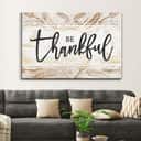 Be Thankful Christian Canvas Wall Art Be Thankful Christian Canvas Wall Art
