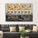 Christian Canvas Wall Art Breathe Be Still My Soul