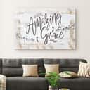 Amazing Grace Religious Christian Canvas Wall Art