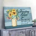 Christian Canvas Wall Art Amazing Grace I Once Was Lost But Now I Am Found