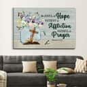 Christian Canvas Wall Art Be Joyful In Hope Patient In Affliction Romans 12:12
