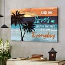 Christian Canvas Wall Art And He Loves Me Despite The Fact I Fail Him Everyday Christian Canvas Wall Art And He Loves Me Despite The Fact I Fail Him Everyday