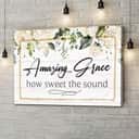 Vintage Christian Amazing Grace How Sweet The Sound Canvas Wall Art Vintage Christian Amazing Grace How Sweet The Sound Canvas Wall Art