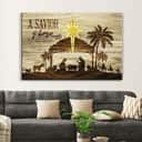 Christian Canvas Wall Art A Savior Is Born Christian Canvas Wall Art A Savior Is Born