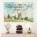 Christian Canvas Wall Art My Help Comes From The Lord Psalm 12:12 Christian Canvas Wall Art My Help Comes From The Lord Psalm 12:12
