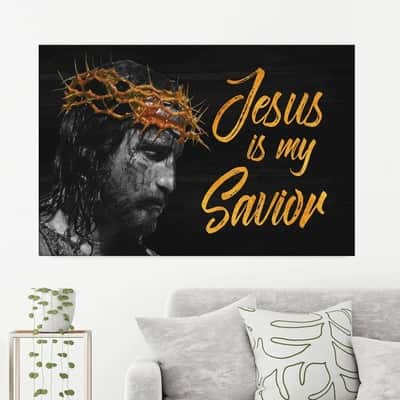 Christian Canvas Wall Art Jesus Is My Savior