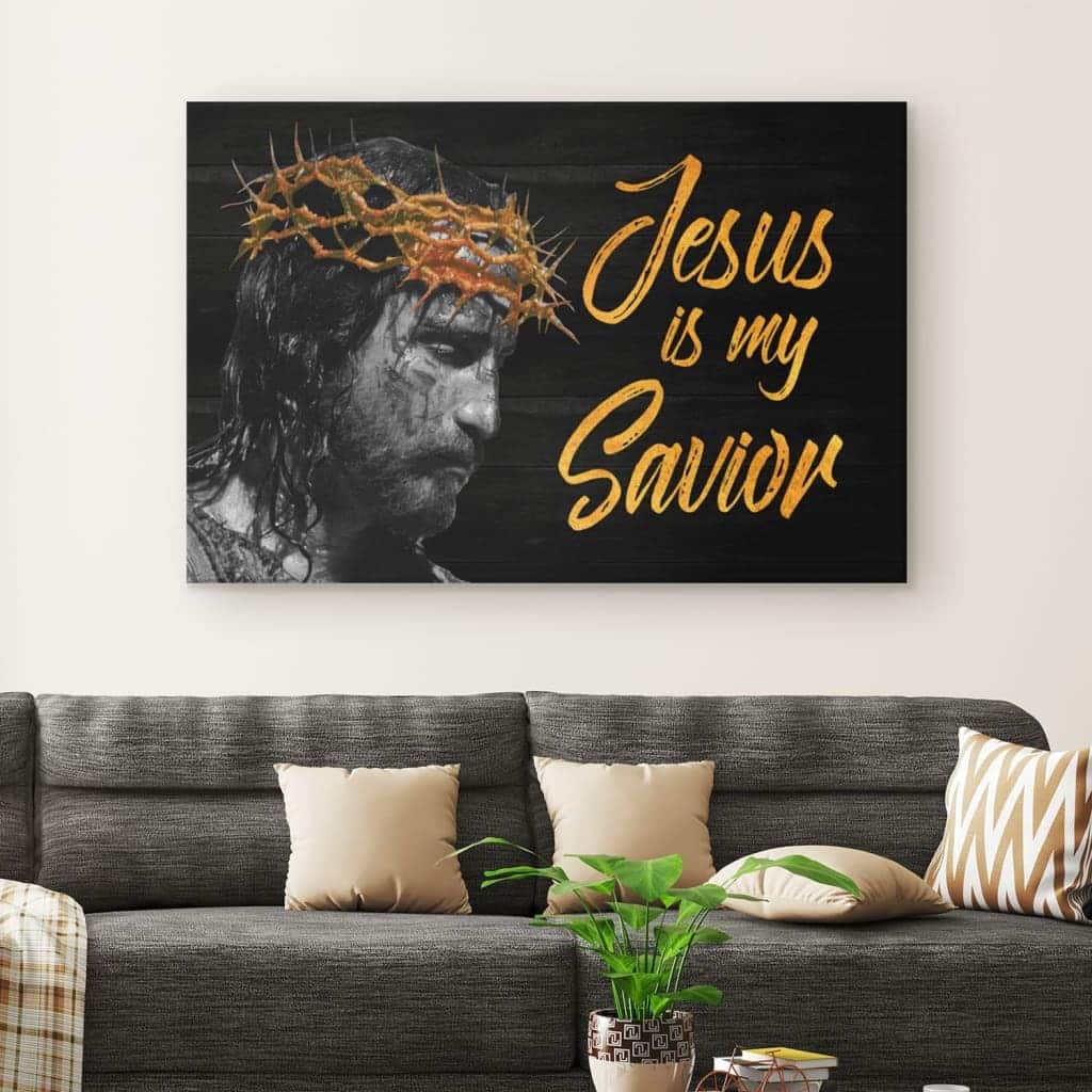 Christian Canvas Wall Art Jesus Is My Savior Christian Canvas Wall Art Jesus Is My Savior
