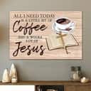 Christian Canvas Wall Art Jesus And Coffee Christian Canvas Wall Art Jesus And Coffee
