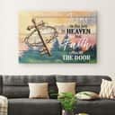 Jesus Is The Key To Heaven But Faith Unlocks The Door Christian Canvas Wall Art Jesus Is The Key To Heaven But Faith Unlocks The Door Christian Canvas Wall Art
