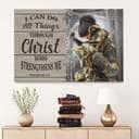 Christian Philippians 4:13 I Can Do All Things Through Christ Who Strengthens Me Canvas Wall Art Christian Philippians 4:13 I Can Do All Things Through Christ Who Strengthens Me Canvas Wall Art
