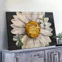 Christian Canvas Wall Art Hummingbird Sunflower Faith Hope Love