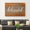 Christian Canvas Wall Art Blessed