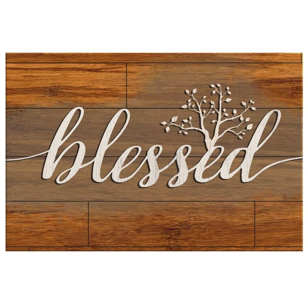 Christian Canvas Wall Art Blessed Christian Canvas Wall Art Blessed