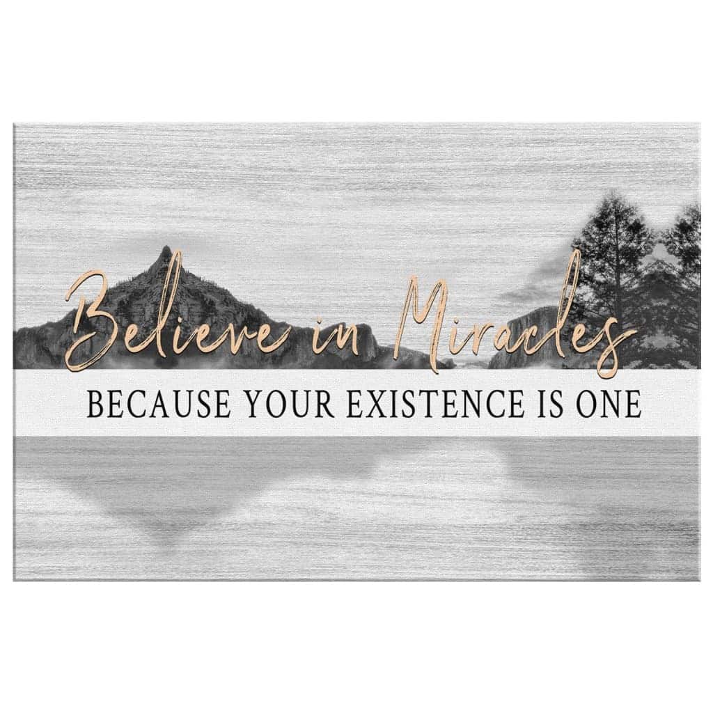 Christian Canvas Wall Art Believe In Miracles Christian Canvas Wall Art Believe In Miracles