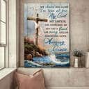 Christian Canvas Print My Chains Are Gone Jesus