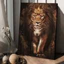 Christian Canvas Print Lion Lamb Of God Golden Crown Christian Canvas Print Lion Lamb Of God Golden Crown