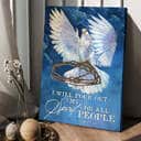 Christian Canvas Print I Will Pour Out My Spirit On All People