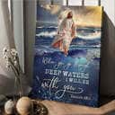 Christian Jesus Canvas Print I Will Be With You
