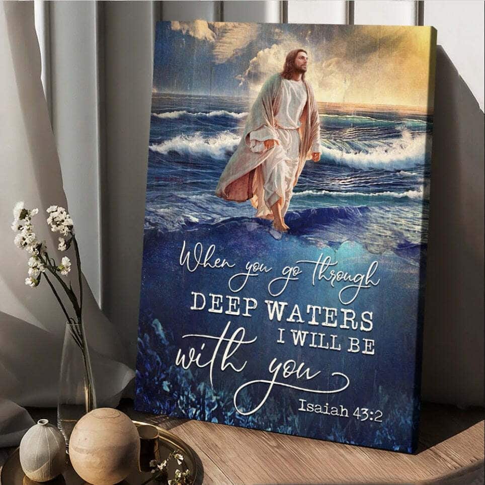 Christian Jesus Canvas Print I Will Be With You Christian Jesus Canvas Print I Will Be With You