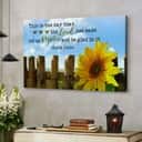 Christian Canvas Wall Art Psalm 118:24 This Is The Day That The Lord Has Made