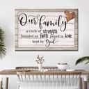 Christian Canvas Wall Art Our Family A Circle Of Strength Christian Canvas Wall Art Our Family A Circle Of Strength