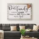 Christian Canvas Wall Art Our Family A Circle Of Strength Christian Canvas Wall Art Our Family A Circle Of Strength