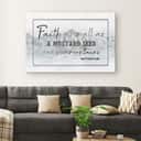 Christian Canvas Wall Art Matthew 17:20 Faith As Small As A Mustard Seed