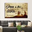 Christian Canvas Wall Art Jesus Is The Reason For The Season