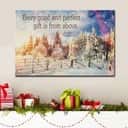 Christmas Canvas Wall Art James 1:17 Every Good And Perfect Gift Is From Above Christmas Canvas Wall Art James 1:17 Every Good And Perfect Gift Is From Above