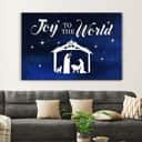 Christian Canvas Wall Art Joy To The World Nativity Scene Christian Canvas Wall Art Joy To The World Nativity Scene