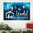 Christian Canvas Wall Art Joy To The World The Lord Has Come