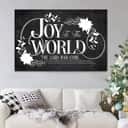Christmas Christian Canvas Wall Art Joy To The World The Lord Has Come