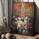 Jesus Christian Canvas Print Way Maker Miracle Worker