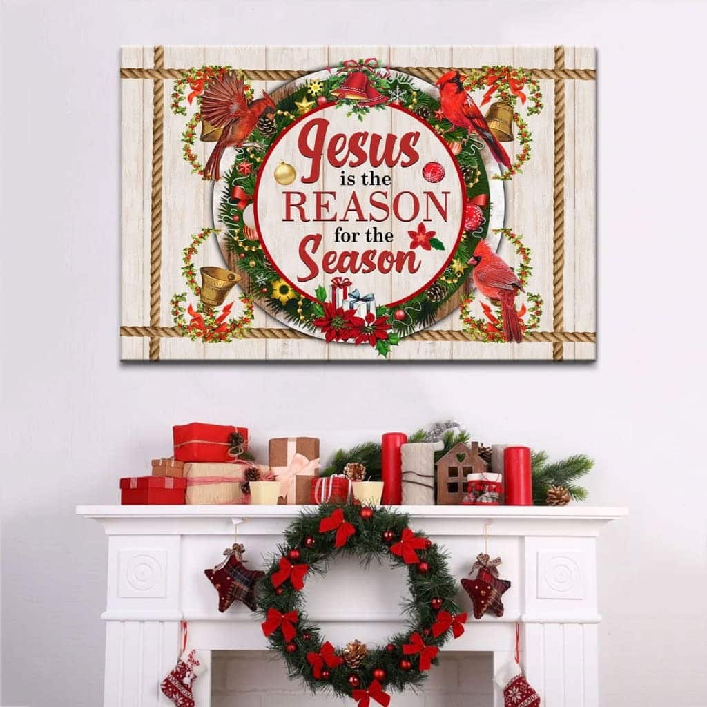Christmas Canvas Wall Art Jesus Is The Reason For The Season Christian Gift Christmas Canvas Wall Art Jesus Is The Reason For The Season Christian Gift