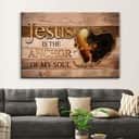 Jesus Christ Is The Anchor Of My Soul Christian Canvas Wall Art