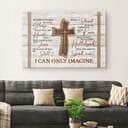 Christian I Can Only Imagine Canvas Wall Art Wooden Cross Will I Dance For You Jesus Christian I Can Only Imagine Canvas Wall Art Wooden Cross Will I Dance For You Jesus