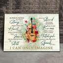 Christian I Can Only Imagine Canvas Wall Art Guitar Surrounded By Your Glory Christian I Can Only Imagine Canvas Wall Art Guitar Surrounded By Your Glory