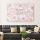 Christian Canvas Wall Art Flower Matthew 28:20 I Am With You Always Christian Canvas Wall Art Flower Matthew 28:20 I Am With You Always