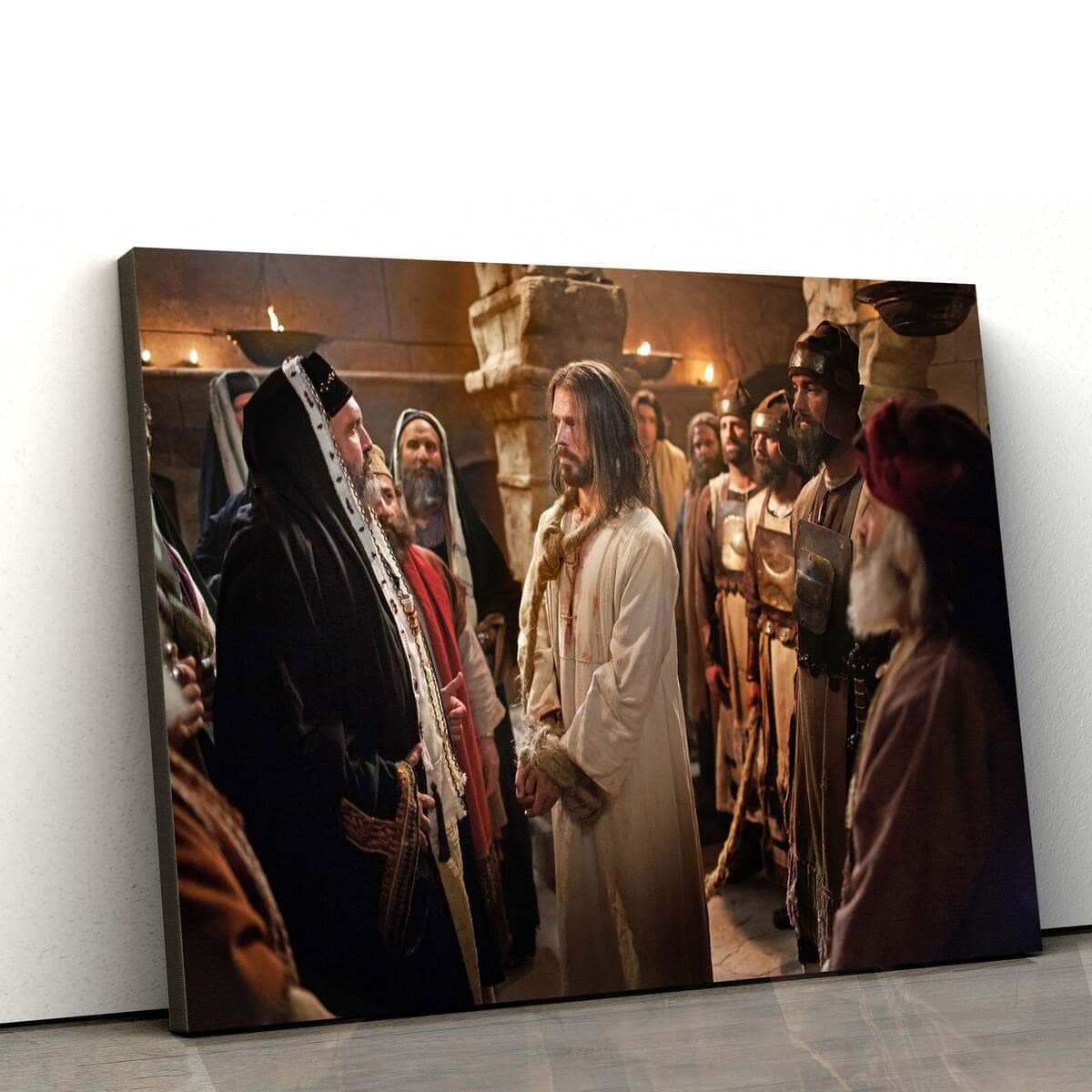 Christian Canvas Wall Art Examined Before Caiaphas And The Sanhedrin Christian Canvas Wall Art Examined Before Caiaphas And The Sanhedrin