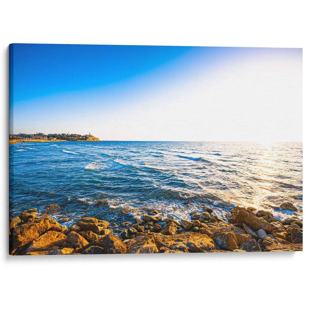 Christian Canvas Wall Art Jaffa Port Gateway To The Promised Land Large Wrapped Art Christian Canvas Wall Art Jaffa Port Gateway To The Promised Land Large Wrapped Art