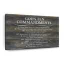 Christian God's Ten Commandments Canvas Wall Art Thou Shalt Not Kill Christian God's Ten Commandments Canvas Wall Art Thou Shalt Not Kill