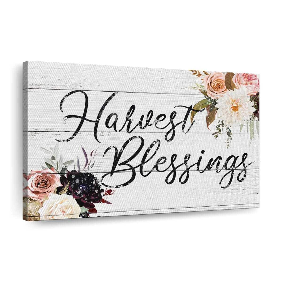 Christian Canvas Wall Art Harvest Blessings Christian Canvas Wall Art Harvest Blessings