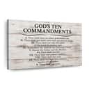 Christian God's Ten Commandments Canvas Wall Art Thou Shalt Not Steal